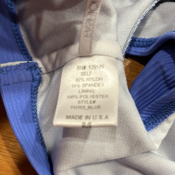 Fashion nova blue bikini top size medium. - Picture 7 of 7